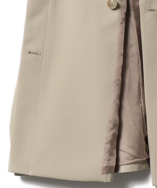 COLUMN（コラム） ノーカラージャケット 38 ベージュ レディース