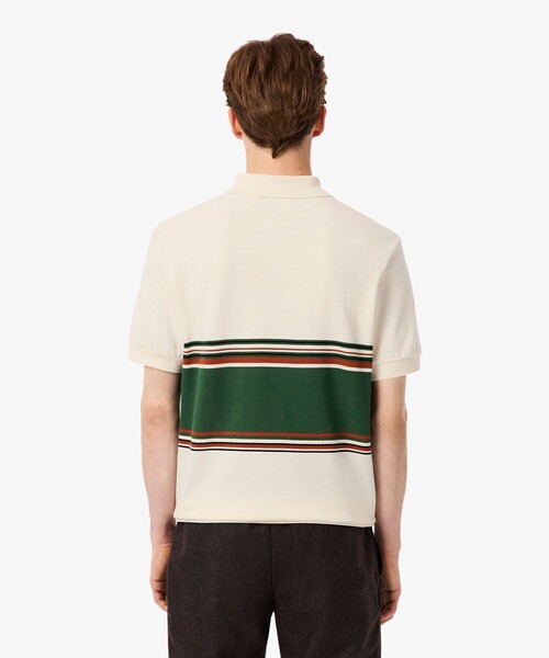 LACOSTE（ラコステ） ポロシャツ 半袖 フレンチメイドパネルボーダ