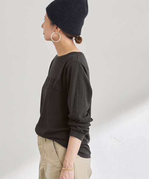 FRAMeWORK ロゴロンT FRAMeWORK tシャツ デザインロゴロンTee レディース : ZOZOTOWN