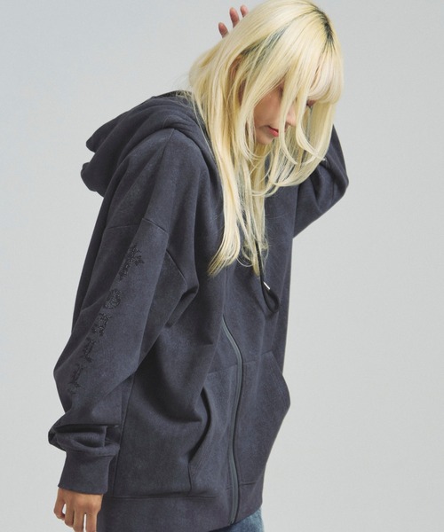 クーティー　パーカー　S ブラック　Jakob Morley　ジーザス クーティーパーカーMブラックJakob Morleyジーザス