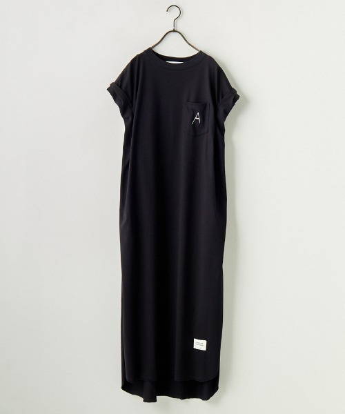 「AMERICANA」 ノースリーブワンピース ONE SIZE ネイビー レディース_画像5