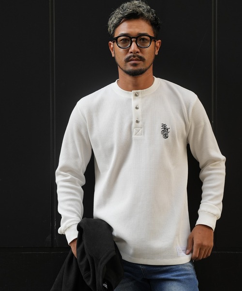 adamsJUGGLER（アダムスジャグラー） tシャツ RTEG ヘンリーネック S/B