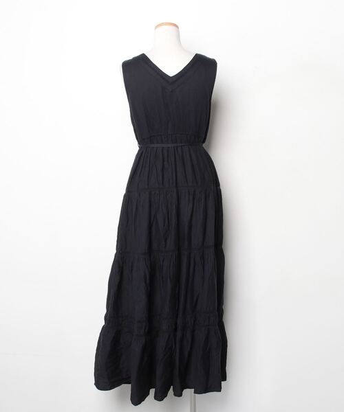 「dazzlin」 ノースリーブワンピース FREE ブラック レディース_画像2