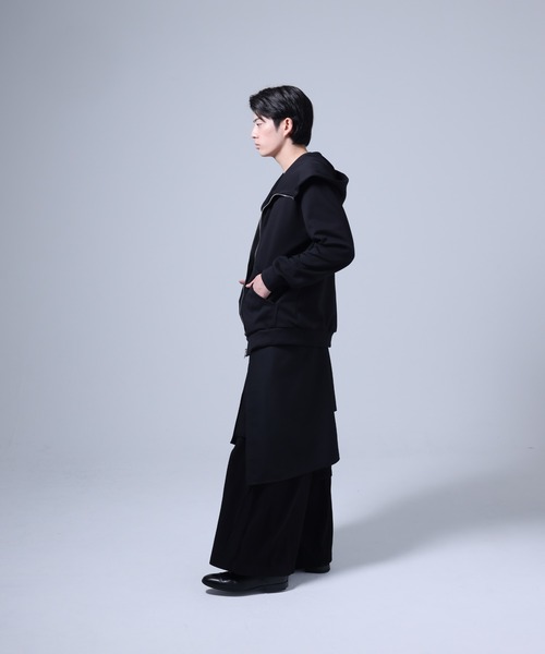 Ruze パーカー High neck zip hoodie / ハイネック ジップフーディ