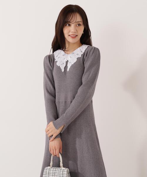 【期間限定価格❤️】新品タグ付き❤️SNIDELフリルコンビニットワンピース シアーサテンコンビワンピース | ロングワンピース | NOELA OFFICIAL