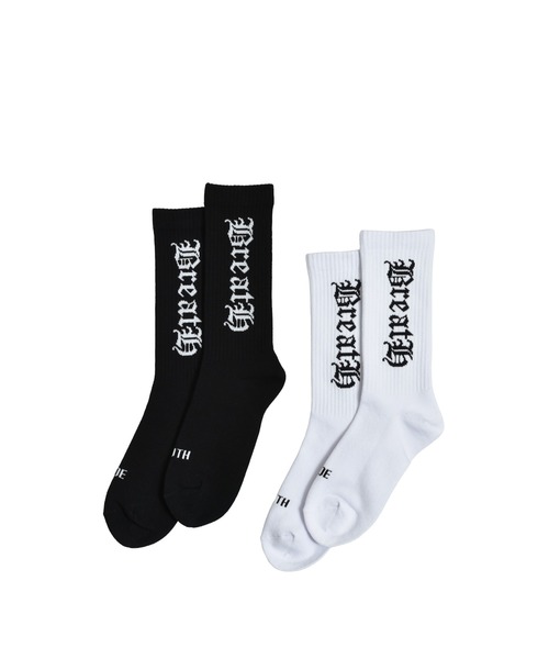 BREATH 靴下 OLD ENGLISH LOGO SOCKS 2PACK メンズ レディース