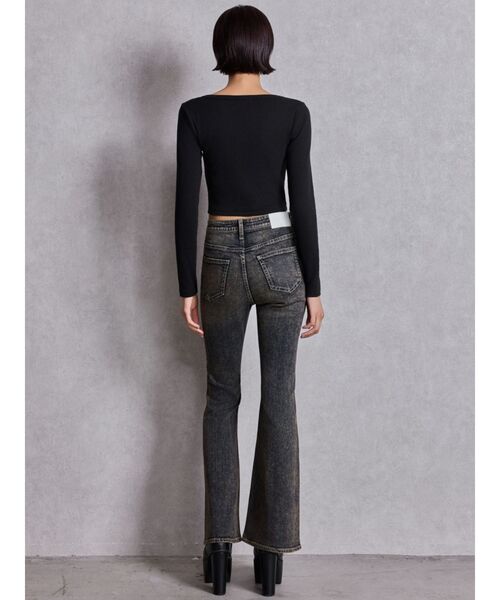 GYDA（ジェイダ） ジーンズ デニム デニムパンツ ハイウエストbijou