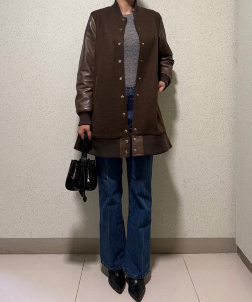 KONVINI（コンビニ） スタジャン 「Chillity」スタジャンロングコート