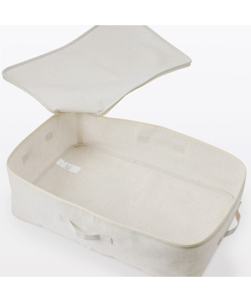 無印良品（MUJI） 収納 ポリエステル麻 ソフトボックス 衣装ケース 約