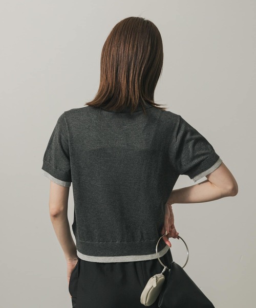 「SENSE OF PLACE by URBAN RESEARCH」 半袖ニット ONE アイボリー レディース_画像7