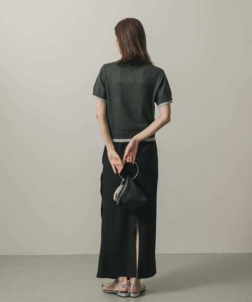 「SENSE OF PLACE by URBAN RESEARCH」 半袖ニット ONE アイボリー レディース_画像9