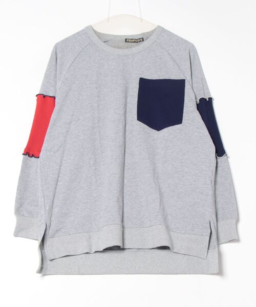 「FRAPBOIS」 長袖カットソー 2 グレー レディース_画像2