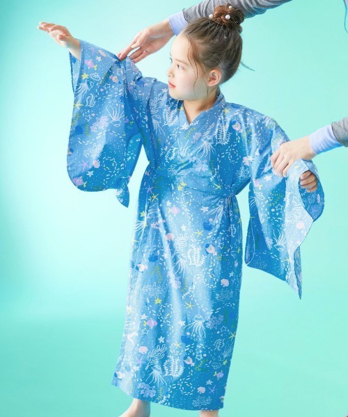 専用です‼️浴衣　大沢縫製　日本製 devirock（デビロック） 浴衣 「ふわっと立体2重帯」1人でも着られる