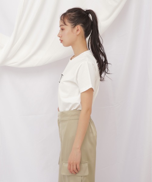 「JILL by JILL STUART」 半袖Tシャツ FREE ブラック レディース_画像5