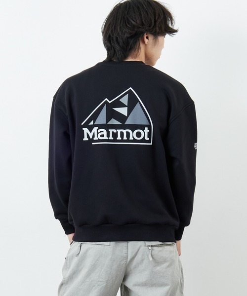 「Marmot」 スウェットカットソー X-LARGE ブラック レディース_画像6