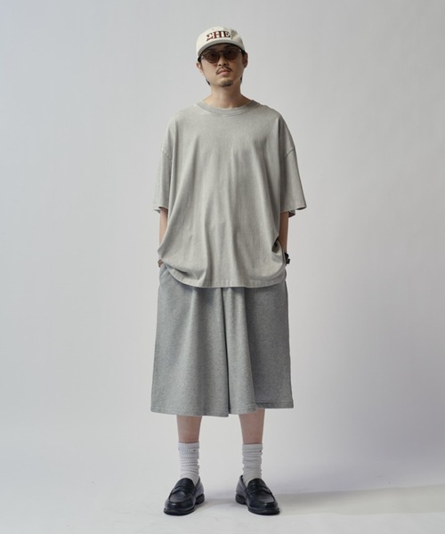 made by filum スウェットワイドショーツ ハーフパンツ 再構築 Lui's（ルイス） ハーフパンツ ワイドパンツ パンツ 短パン 「WEB限定