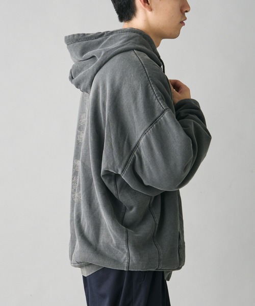 「Franklin Climbing」 ジップアップパーカー MEDIUM ライトグレー メンズ_画像3