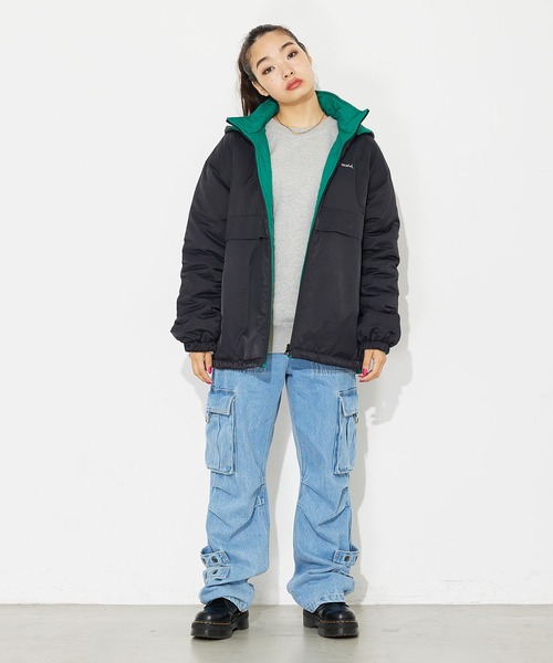 「X-girl」 スウェットカットソー MEDIUM ブラック レディース_画像9