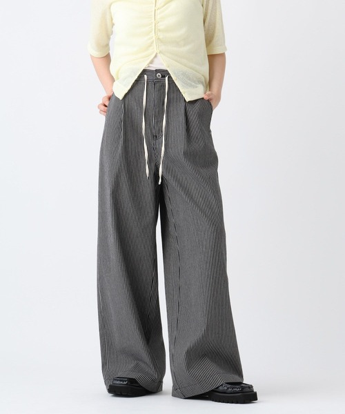 イージーワイドデニム　ジーナシス　新品未使用　今季新作 JEANASIS（ジーナシス） ワイドパンツ ジーンズ デニム デニムパンツ