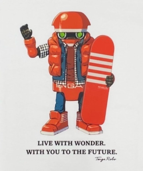 たいが グッズ TENGA（テンガ） tシャツ TENGA ROBO 80's Future Skater TEE メンズ