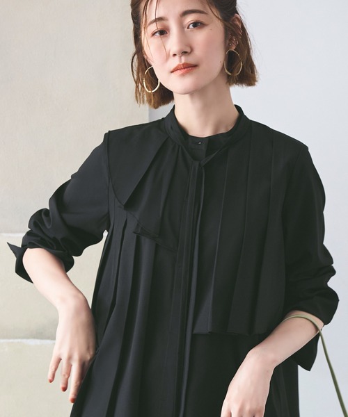 「RUIRUE BOUTIQUE」 長袖チュニック S ブラック レディース_画像9