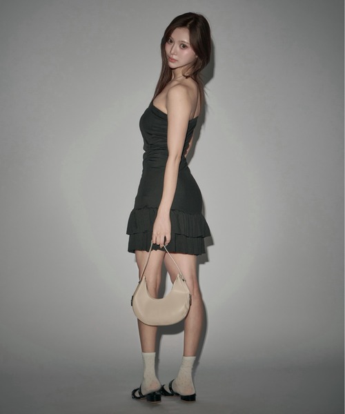 CeLess ワンピース 夏 Sleeveless Tiered Mini Dress / ノースリーブ