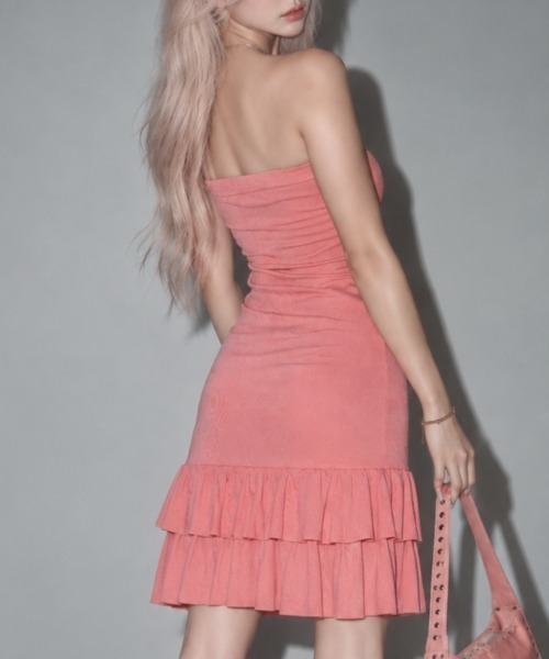 CeLess ワンピース 夏 Sleeveless Tiered Mini Dress / ノースリーブ