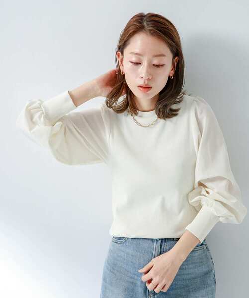 「URBAN RESEARCH Sonny Label」 長袖カットソー FREE ブラック レディース_画像3