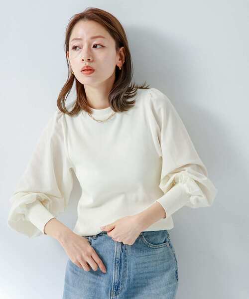 「URBAN RESEARCH Sonny Label」 長袖カットソー FREE ブラック レディース_画像4