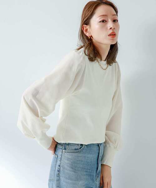 「URBAN RESEARCH Sonny Label」 長袖カットソー FREE ブラック レディース_画像8