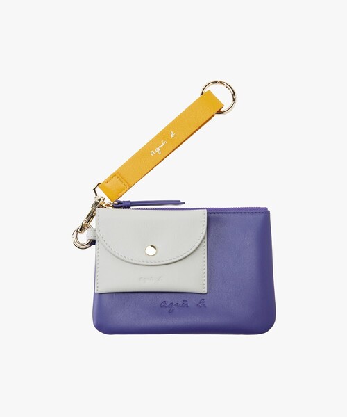 agnes b.（アニエスベー） ポーチ レザー 3way マルチポーチ ”Les 