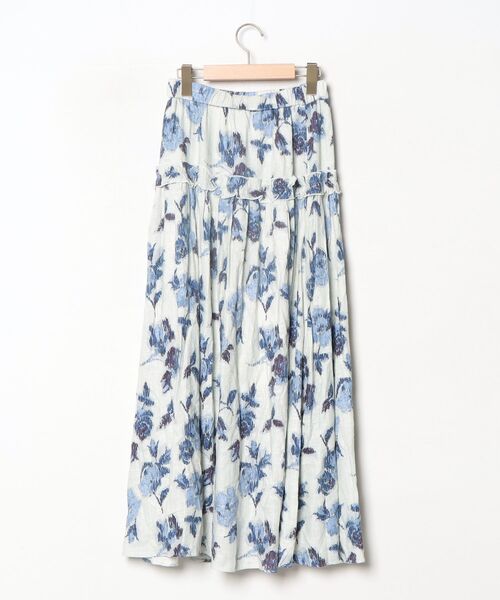 「ROSE BUD」 フレアスカート ONE SIZE グレー レディース_画像2