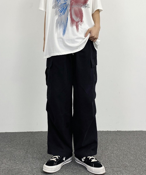 「ANOTHER S」 カーゴパンツ L ピンク レディース_画像3