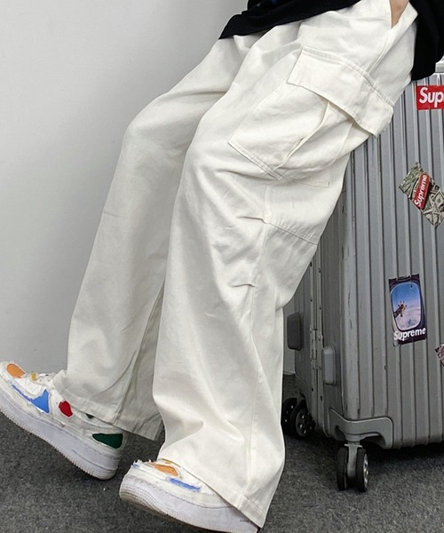 「ANOTHER S」 カーゴパンツ L ピンク レディース_画像6