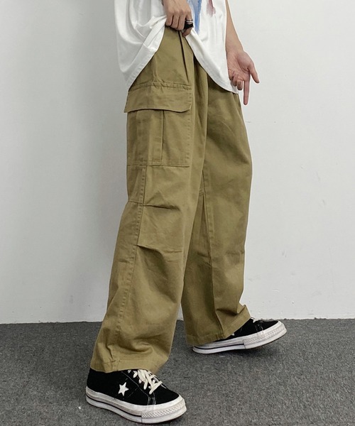 「ANOTHER S」 カーゴパンツ L ピンク レディース_画像9