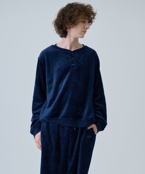 最終価格　タイムセール！新品　バーバリー　コットン　パジャマ FRUIT OF THE LOOM（フルーツオブザルーム） パジャマ FTL ヘンリー