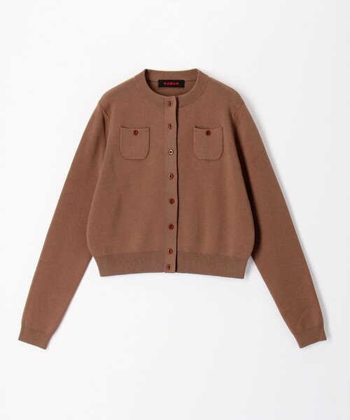 CABaN（キャバン） カーディガン コットンカシミヤ クルーネック