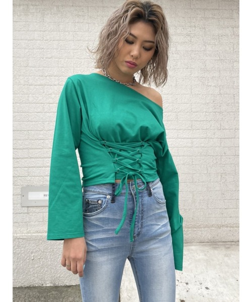 ELEONORA GOTTARDI 売れ筋商品|||エレオノーラ ゴッタルディ Tシャツ トップス レディース Tops Azure ELDORESO エルドレッソ CGC Long Tee メンズ レディース