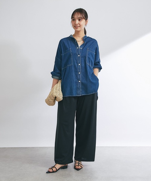 un dix cors ブラウス シャツ デニムビックシャツ レディース