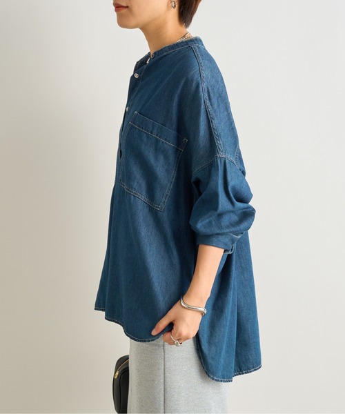 un dix cors デニムシャツ un dix cors｜デニムカラーレスシャツ | Rakuten Fashion(楽天