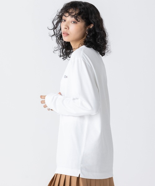 tシャツ ベーシックロングスリーブT「接触冷感/洗濯機で洗える」 レディース LACOSTE tシャツ ベーシックロングスリーブTシャツ メンズ