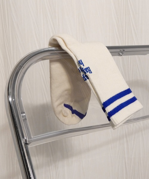 そやちゃん出品 minia 靴下 ラインロゴソックス レディース : ZOZOTOWN Yahoo!店