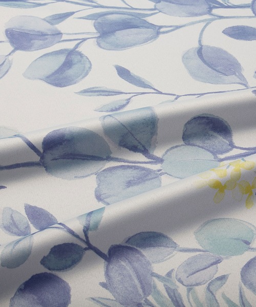 iellio インテリア 届いてすぐ使える ボタニカル・ローズ 同柄カーテン