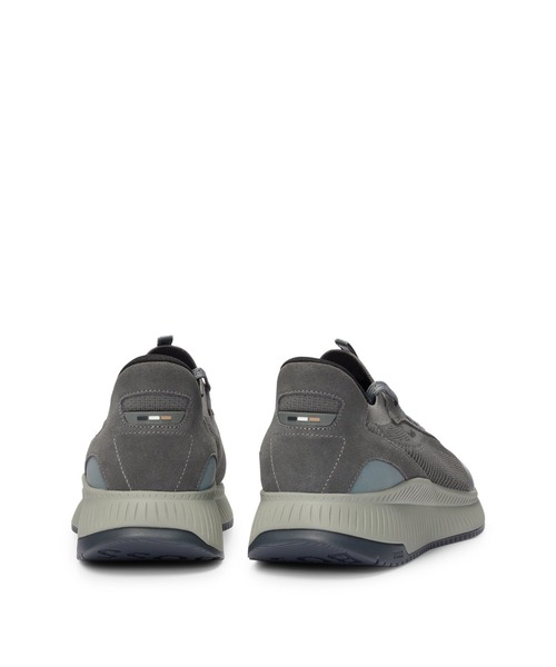 BOSS TTNM EVO ミックスマテリアル レースアップスニーカー BOSS（HUGO BOSS） スニーカー TTNM EVO ニットウェーブアッパー
