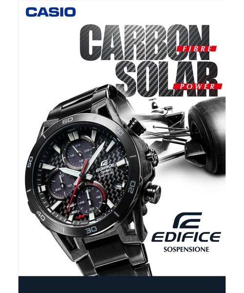 EDIFICE（SEIKO） 腕時計 SOSPENSIONE / ソーラーパワー EFS-S640PB