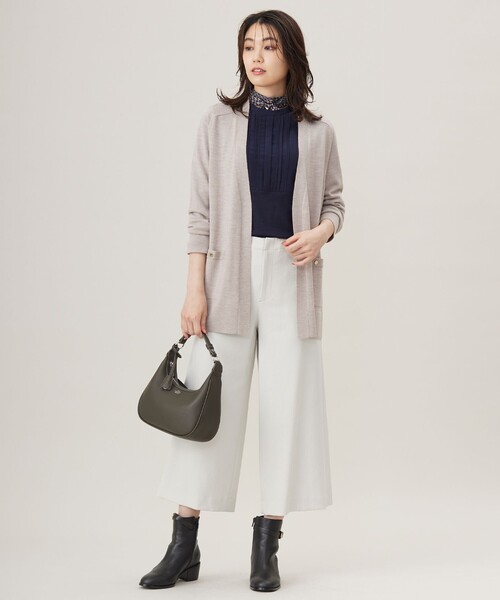 カーディガン 「着丈が選べる・洗える」KNIT BASIC ロングカーディガン レディース 着丈が選べる・洗える】KNIT BASIC ロングカーディガン / J