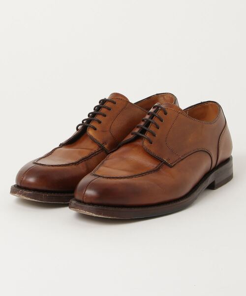 【美品】Berwick 1707 メンズシューズ　25cm 革靴 Berwick 1707（バーウィック） レザーシューズ 8 ブラウン メンズ