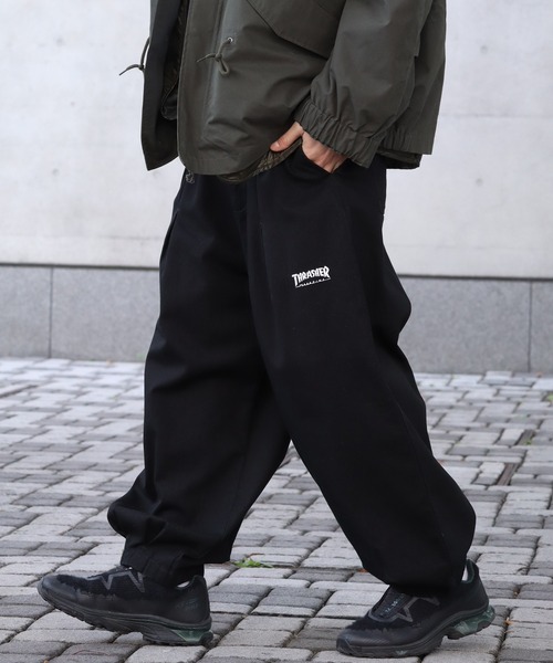 THRASHER（スラッシャー） ワイドパンツ ジーンズ 「THRASHER