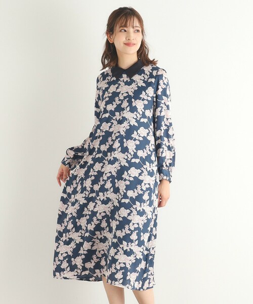 LAURA ASHLEY ワンピース 「襟取り外し可／3colors／同柄