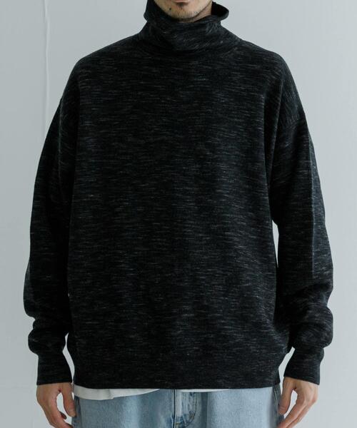 crepuscule セーター ニット crepuscule W Face Turtle Neck
